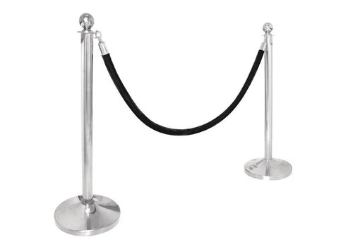  Bolero Afzetpaal Met Knop Verchroomd 