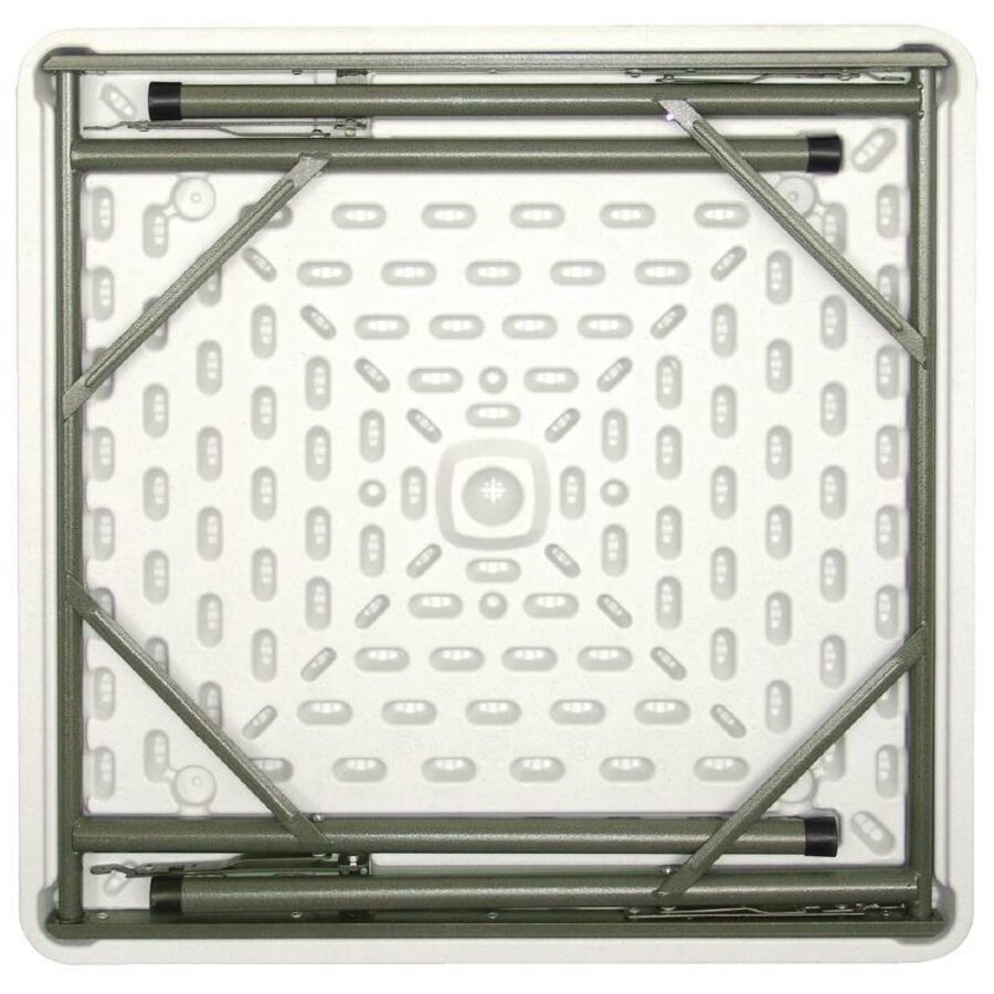 Opklapbare Partytafel Wit | 86 x 86 cm