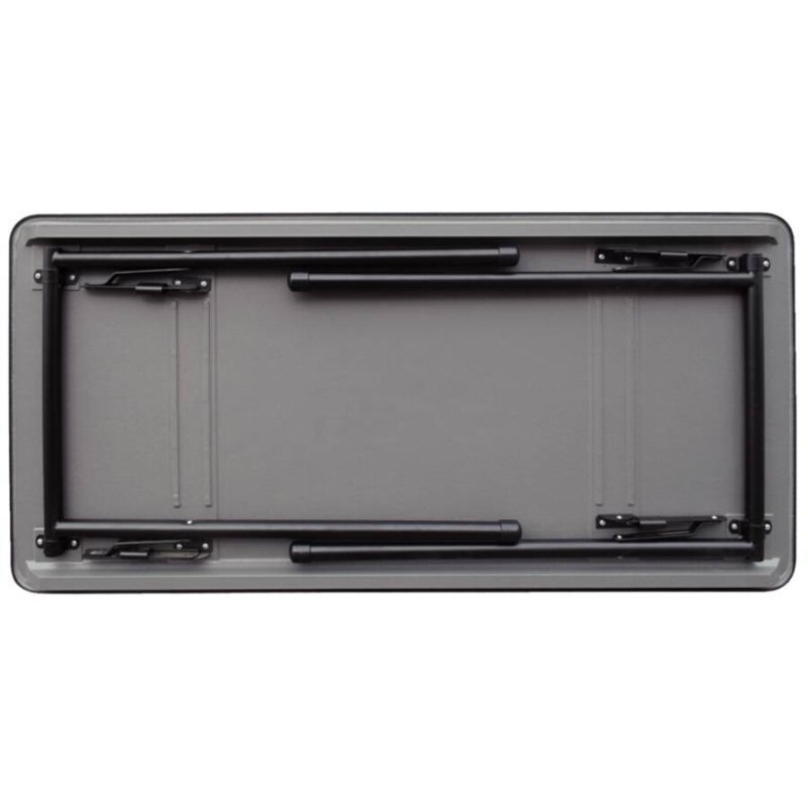 Rechthoekige Inklapbare tafel Zwart | 122 cm