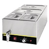 Bain Marie + aftapkraan incl. GN bakken