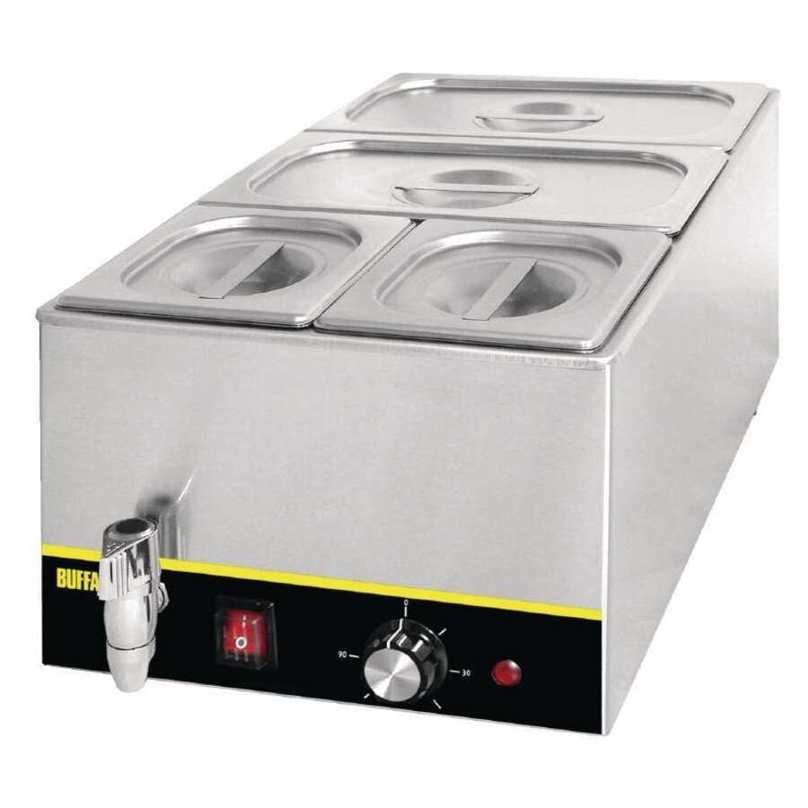 Bain Marie + aftapkraan incl. GN bakken