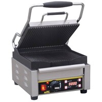 Contact Grill Boven/Onder Gegroefd | 2000W
