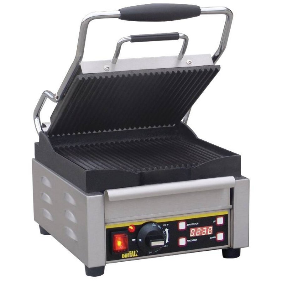 Contact Grill Boven/Onder Gegroefd | 2000W