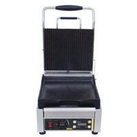 Professionele Contact Grill Gegroefd/Glad | 2000Watt