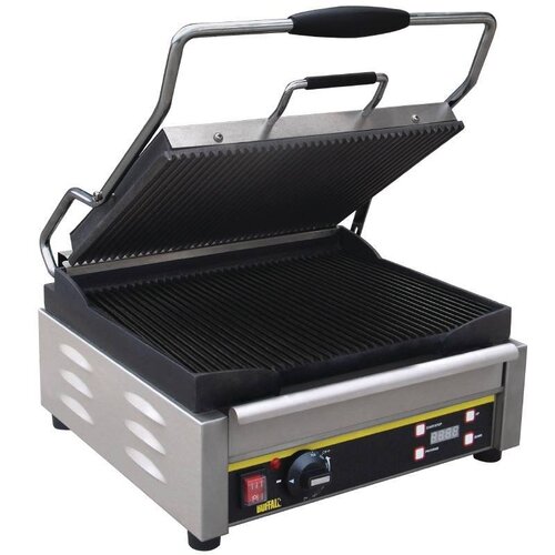  Buffalo Elektrische Contact Grill Gegroefd | 2200W 