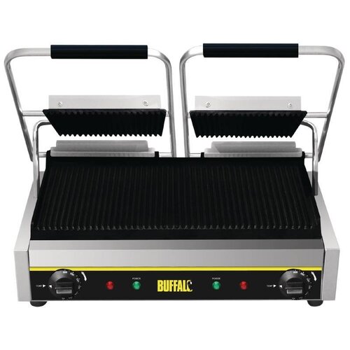  Buffalo Contact Grill Dubbel Gegroefd - 2900W 