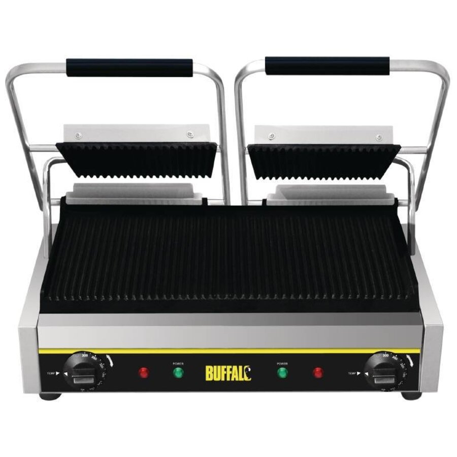 Contact Grill Dubbel Gegroefd - 2900W