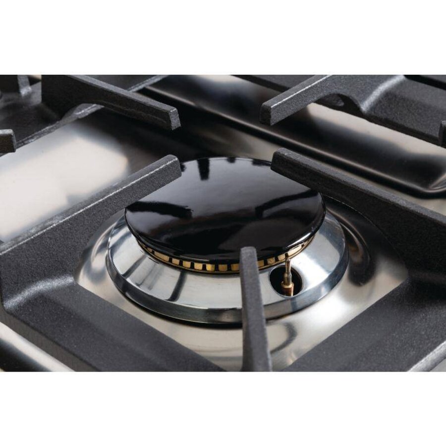 Mobiel Professioneel Gasfornuis met Gasoven | 6 Branders