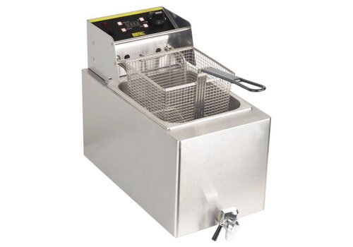  Buffalo Elektrische friteuse met tijdklok - 8 Liter - 2900W 