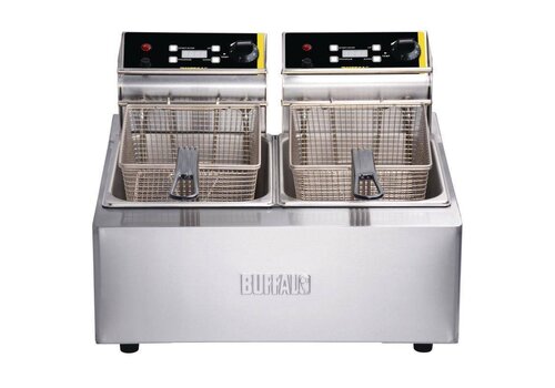  Buffalo Elektrische Tafelfriteuse 5 + 5 Liter 