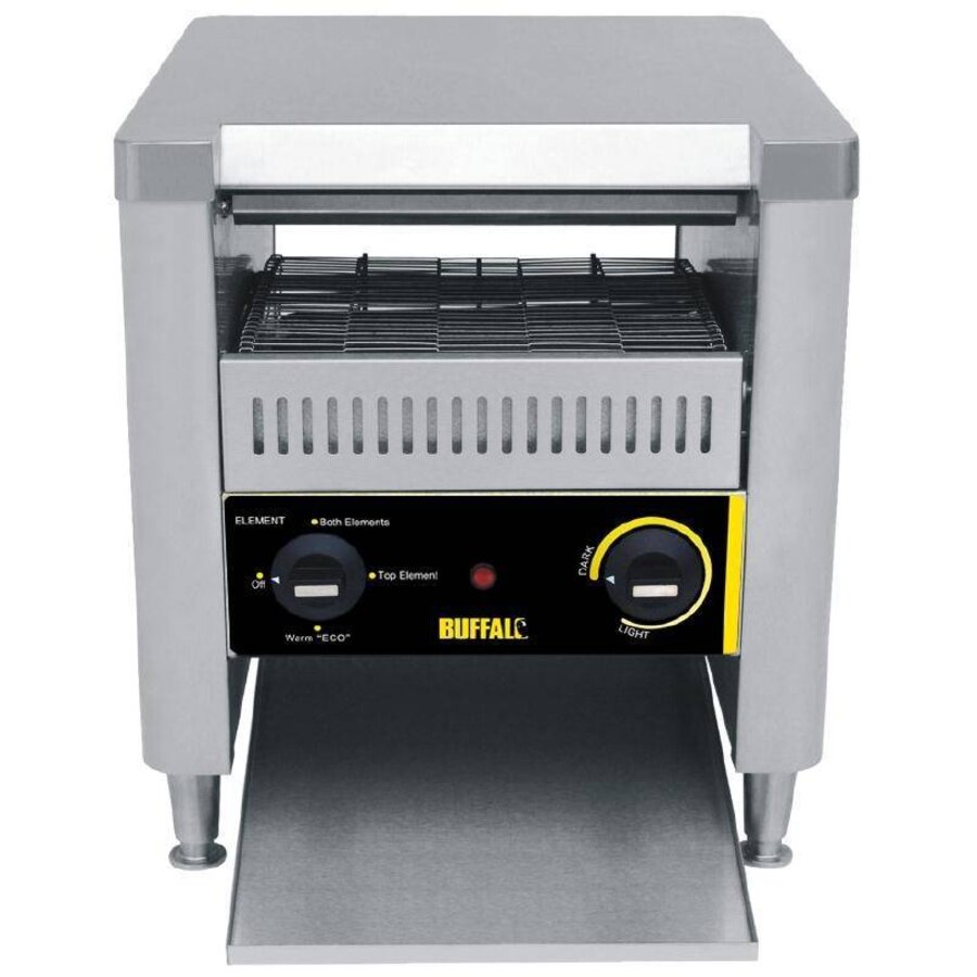 Dubbele Doorloop toaster RVS