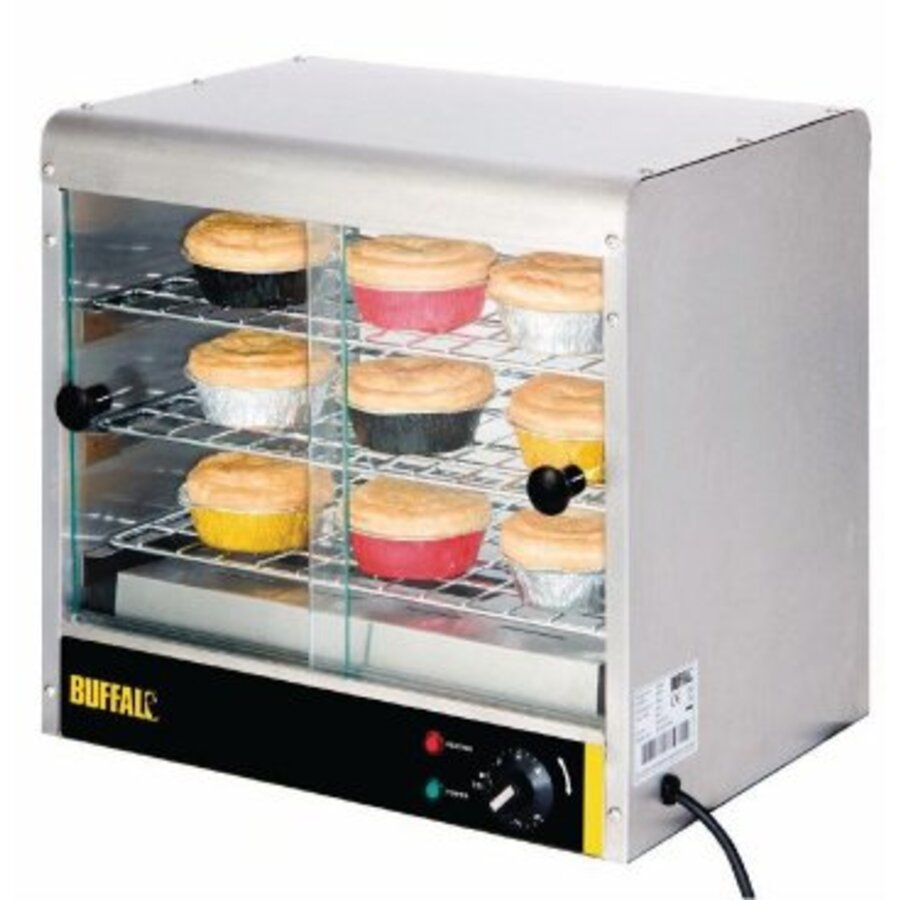 Gebaksvitrine RVS | 30-90 graden