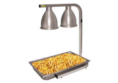  Buffalo Professionele Warmhoudbrug | 2 Lampen 
