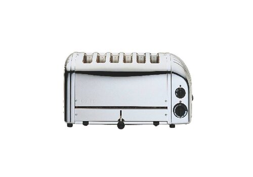  Dualit Dualit Chrome toaster RVS | 6 sneden 