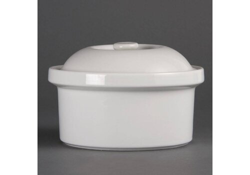  Olympia Porselein ronde pan met deksel 20cm Ì÷ 