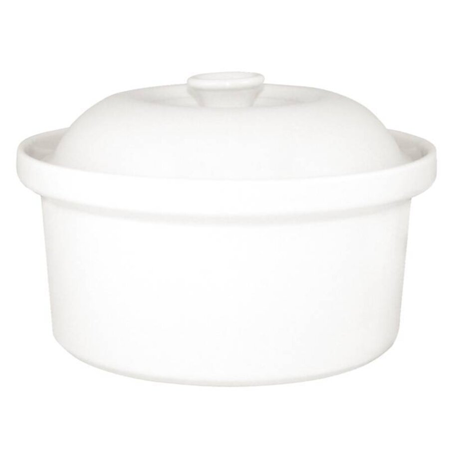 Porselein ronde pan met deksel 20cm Ì÷