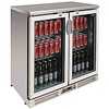 RVS Bar Display dubbele klapdeur 92,5x90x52 cm (HXBXD)
