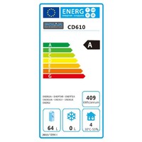 Mini Koelkast Wit met klapdeur | 150 liter