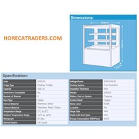 Multi Gekoelde Display/Vitrine | 300 Liter