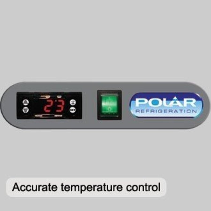 Pizza Gekoelde Werkbank | 90x70x110 cm