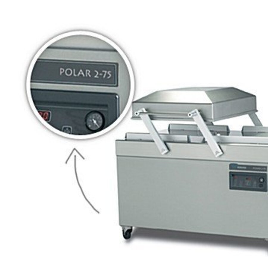 Polar 2-75 Vacuummachine | 2 Sealbalken