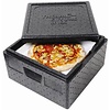 Pizza Warmhoudbox Zwart | 32 Liter