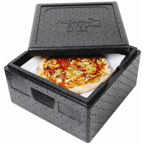  Thermo Future Box Pizza Warmhoudbox Zwart | 32 Liter 
