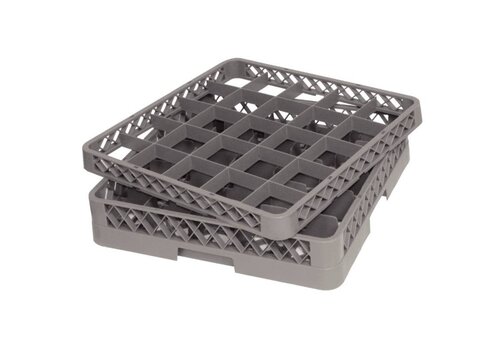  Vogue Vaatwaskorf 50x50 cm voor glazen | 25 glazen 