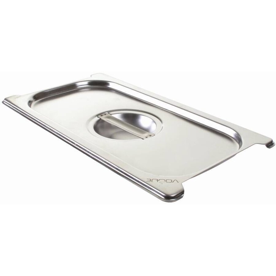 RVS deksel voor GN 1/3 met handvatten