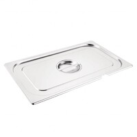 RVS deksel GN 1/1 met lepeluitsparing
