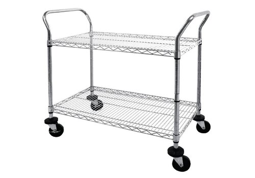  Vogue Serveerwagen 2 Geperforeerde Bladen 96(h)x91x45cm 