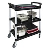 Serveerwagen Kunststof 3 Bladen 96(h)x83x41cm