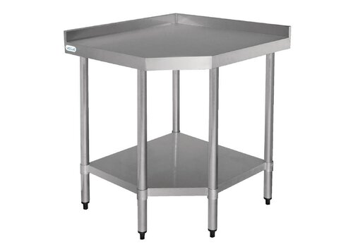  Vogue RVS werktafel hoekmodel 80(b)x90(h)x60(d)cm 