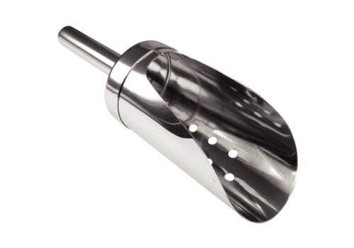  HorecaTraders IJsklontjesschep RVS | Geperforeerd 