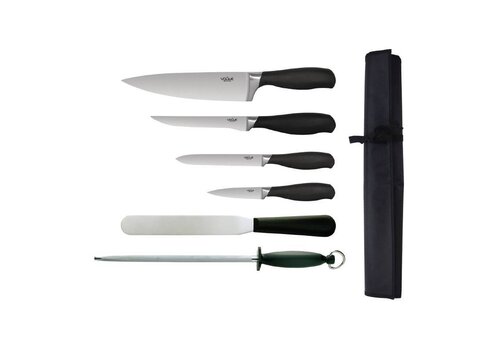  Vogue 6-delige sorft grip messenset 