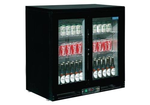  Polar Barkoelkast met schuifdeuren 87x92x53,5cm 