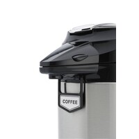 Pompthermoskan 2,1 liter RVS (binnenfles glas)