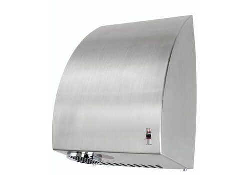  Dan Dryer Hand droger deluxe - Geborsteld Staal 