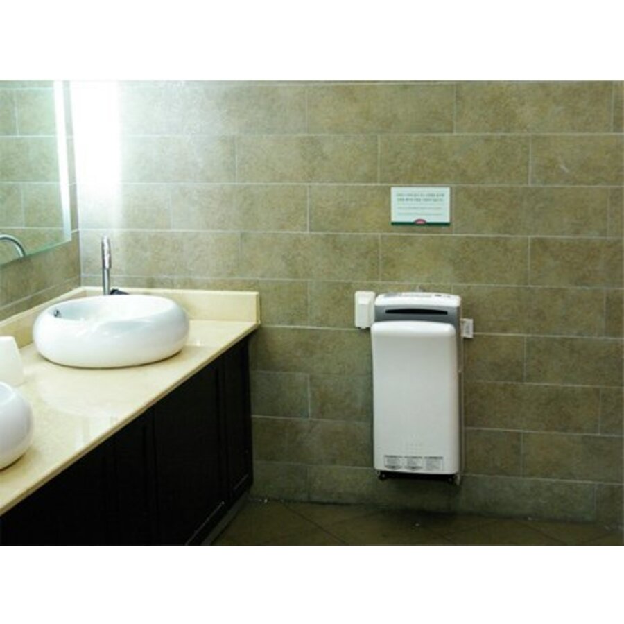 Snelle handdroger BIO zilver