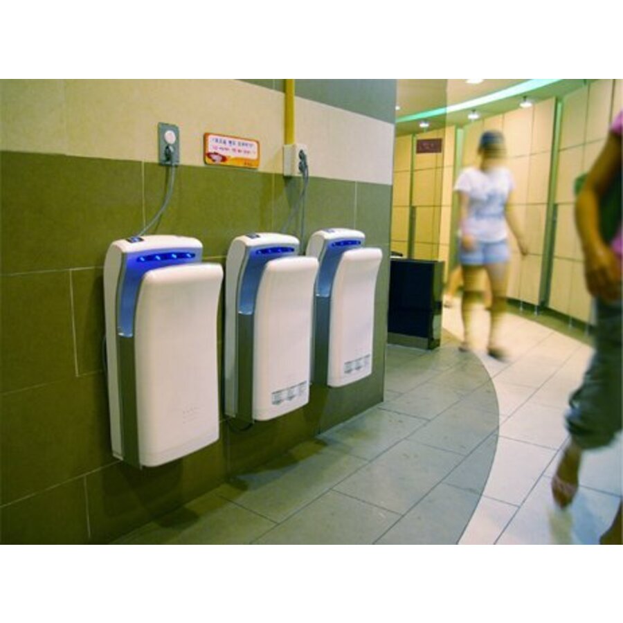 Snelle handdroger BIO zilver