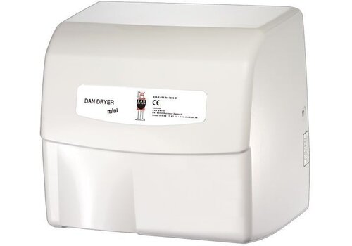 Dan Dryer Handdroger superklein - Wit - 1800W 