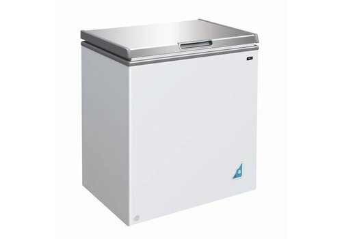  Combisteel Vrieskist met RVS deksel - 149 Liter 