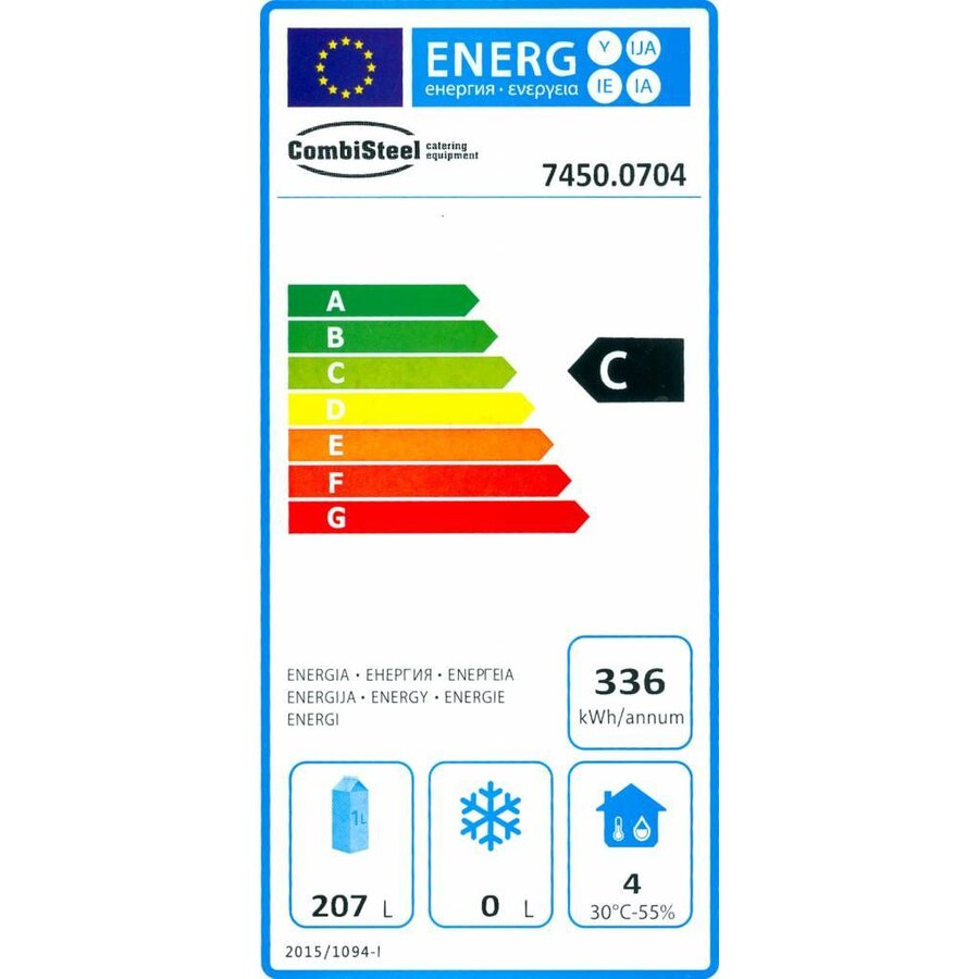 Horeca Koelkast met 3 laden - 350 Liter