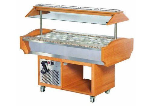  Combisteel Horeca Salade Bar - 151x90x87/132 cm 