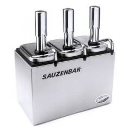  Bereila Luxe Sauzenbar met 4 rvs dispensers - 4 x 3,5 Liter 