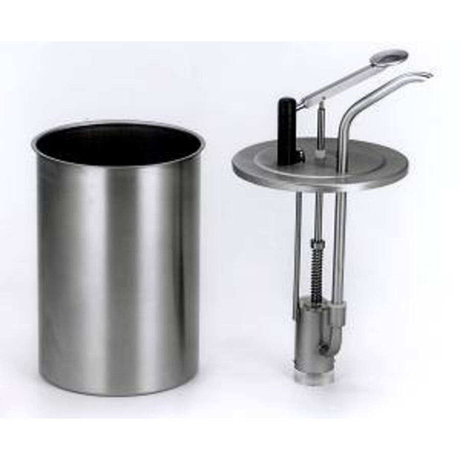 Professionele RVS sausdispenser groot - 3 Liter