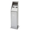 Staande asbak stalen behuizing (h) 87cm