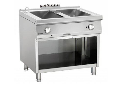  Bartscher Gas Bain-Marie met open onderbouw Serie 900 
