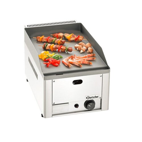  Bartscher Gas Grillplaat Gietijzer Glad | 33x60cm 