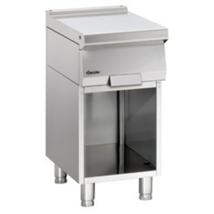 RVS Werktafel met open onderbouw | 40x70x85cm